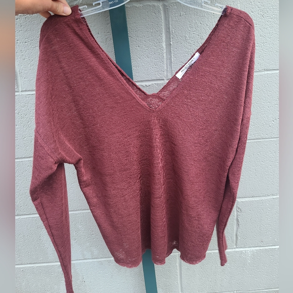 Project Social Small V-Neck Sweater